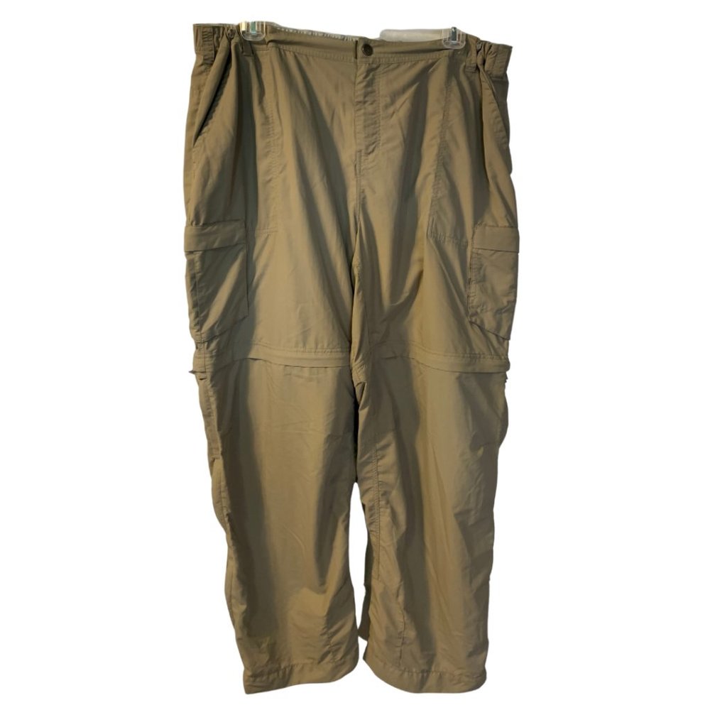 REI Sahara Convertible Pants Size 24W Women's Nylon Hiking Beige Outdoors Cargo